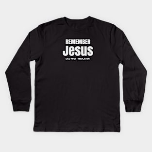 Post Tribulation Declared by Jesus Kids Long Sleeve T-Shirt